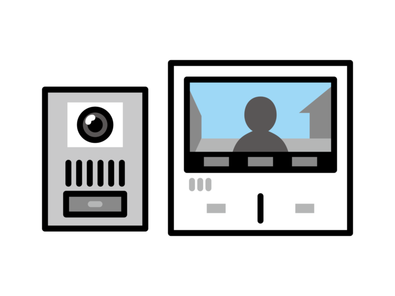 録画機能付きインターホン