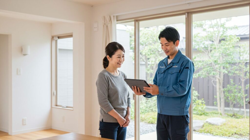 石巻市でエアコンが故障しても相談相手がいるから安心している様子