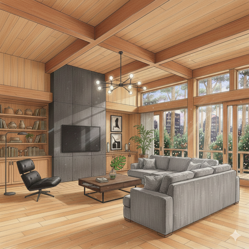 落ち着く香りの家：素材と空気の流れを活かした注文住宅づくり