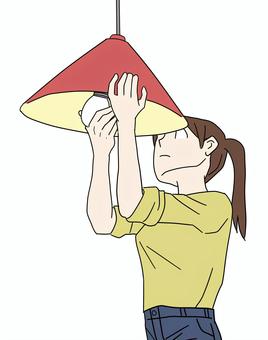 電気　照明　交換