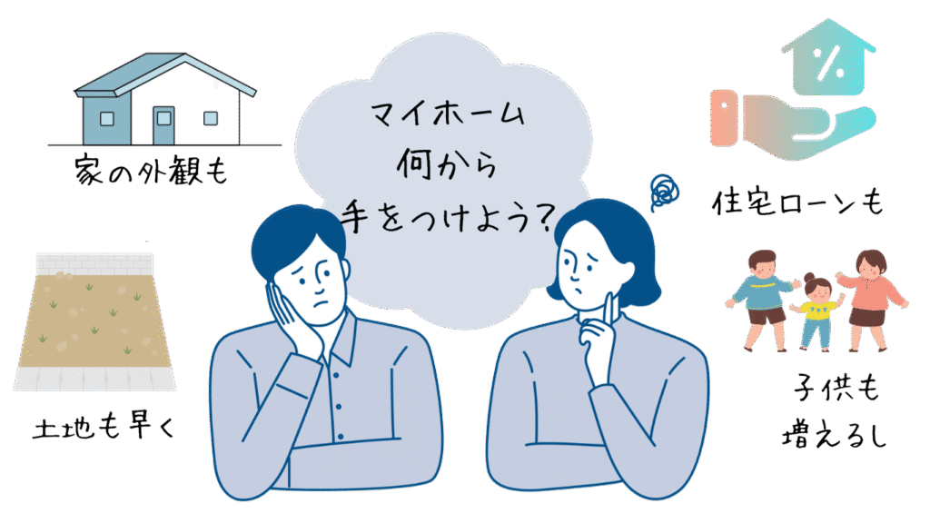 マイホーム何から手をつける？