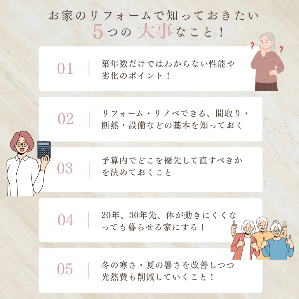 【完全予約制】後悔しないリフォーム・リノベ勉強会『こんなはずじゃなかった…』をゼロにする最初の一歩　10/20（火）～10/26（月）