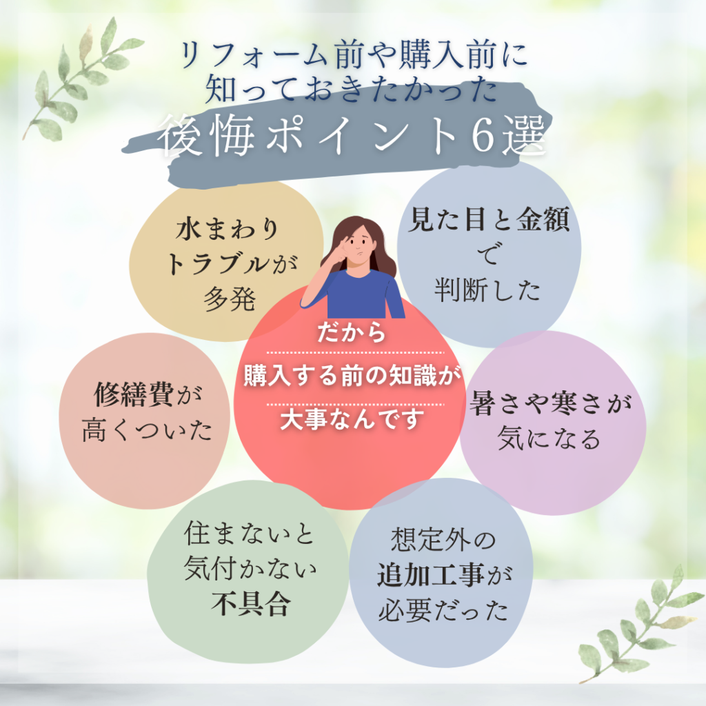 【完全予約制】後悔しないリフォーム・リノベ勉強会『こんなはずじゃなかった…』をゼロにする最初の一歩　10/20（火）～10/26（月）